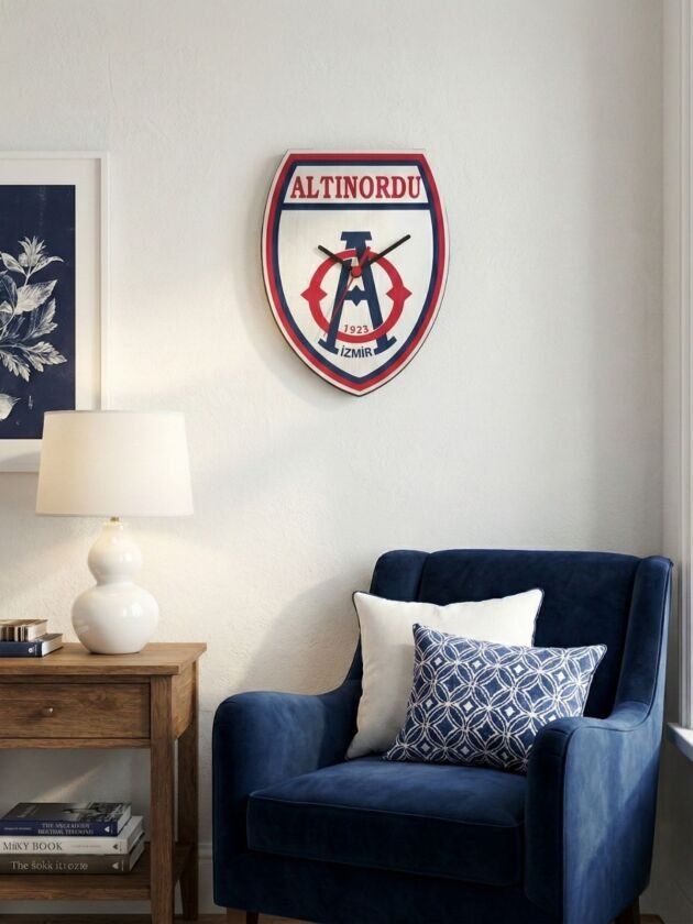 Altınordu Logolu MDF Duvar Saati