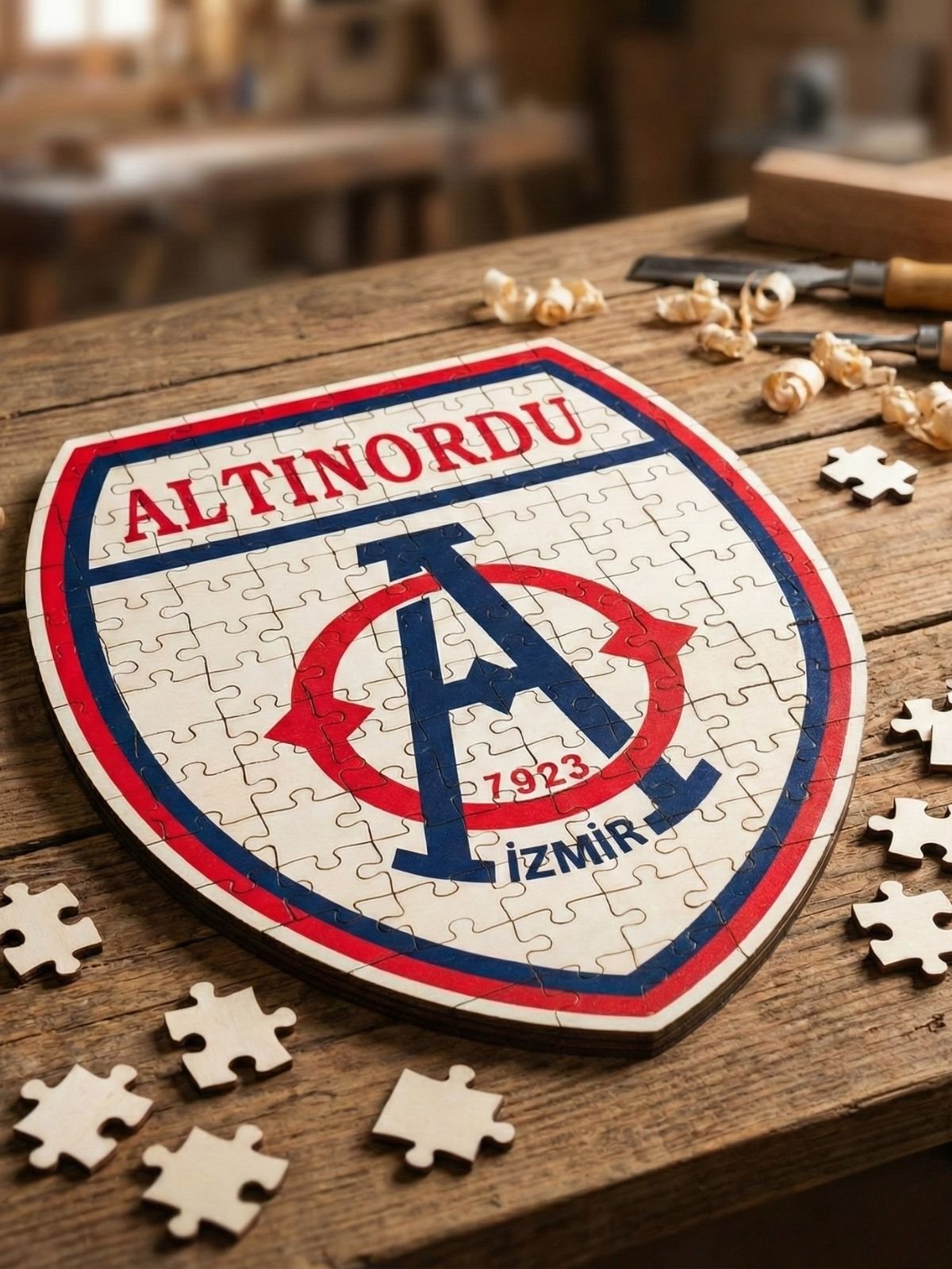 Altınordu Logolu MDF Puzzle (112 Parça)