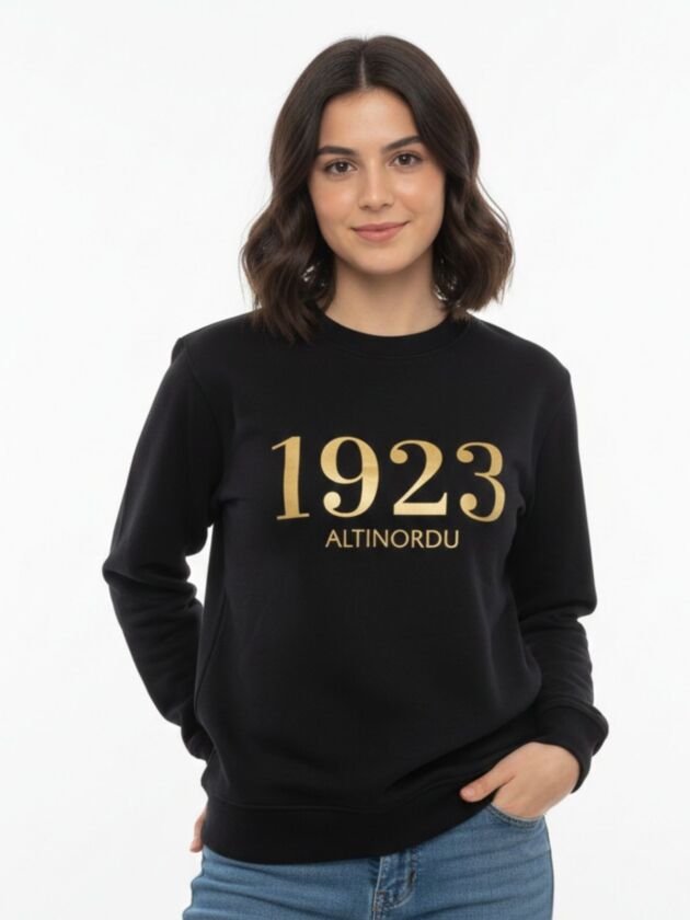 1923 Altınordu Gold Edition Basic Sweatshirt (Lacivert)